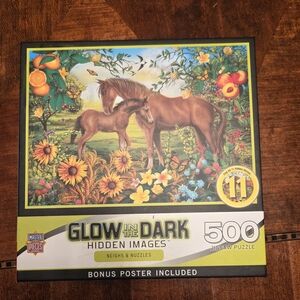 Glow in the Dark Horse Jigsaw Puzzle